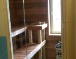 sauna lasiseinä
